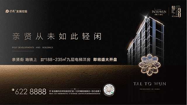 保利都匯228| 親賢街上的洋房大平層，它來了